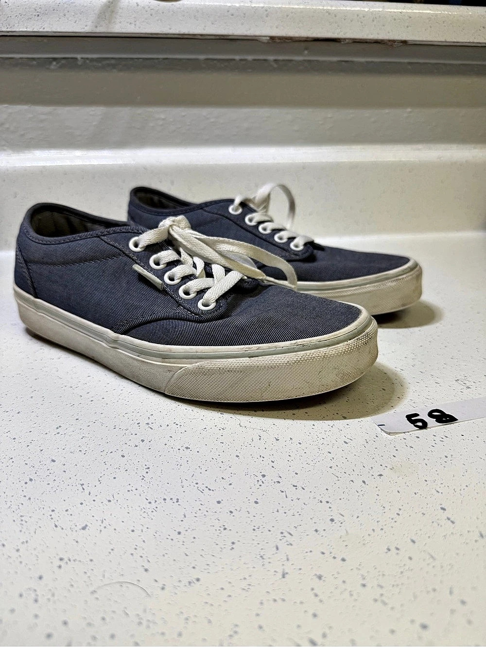 Vans Authentic Women's Sneakers Blue & White US 6.5